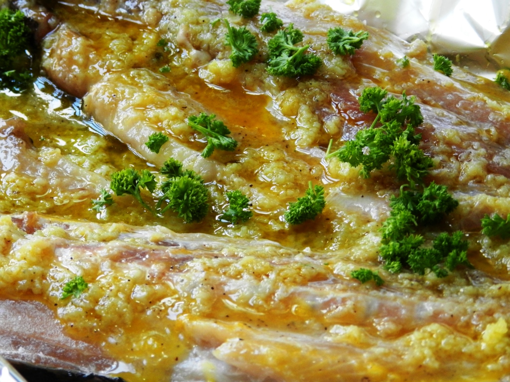 Pescado con mantequilla al horno y en semana santa