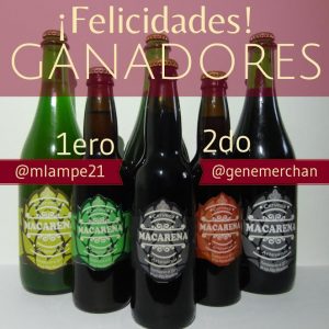 Ganadores #MiCervezaMacarena