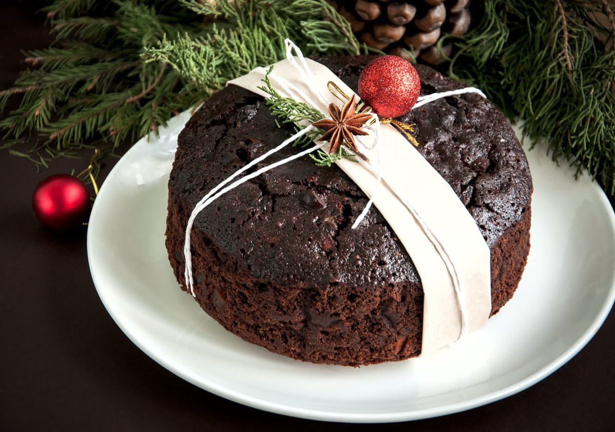 TORTA NEGRA PARA NAVIDAD