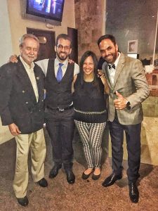 Con Belkis Croquer y Omar Hoyer